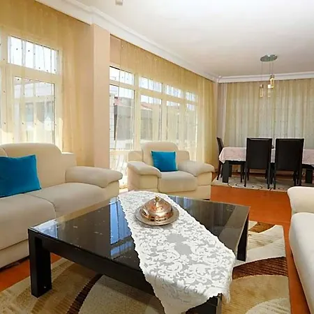 Lejlighed Flat With Two Living And Balcony In Uskudar