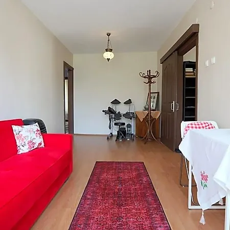 Flat With Two Living And Balcony In Uskudar *