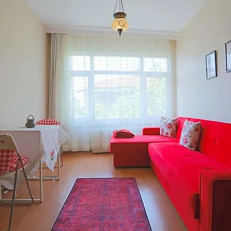 Flat With Two Living And Balcony In Uskudar Istanbul